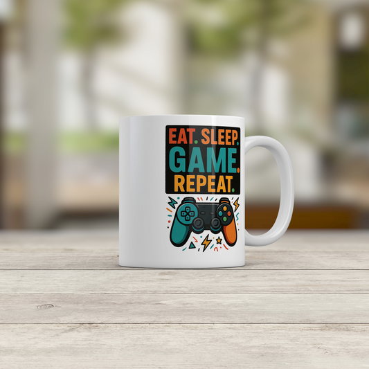 Funny Gamer Mug Gaming Gift for Men Women Console PC Player Ceramic Mug UK