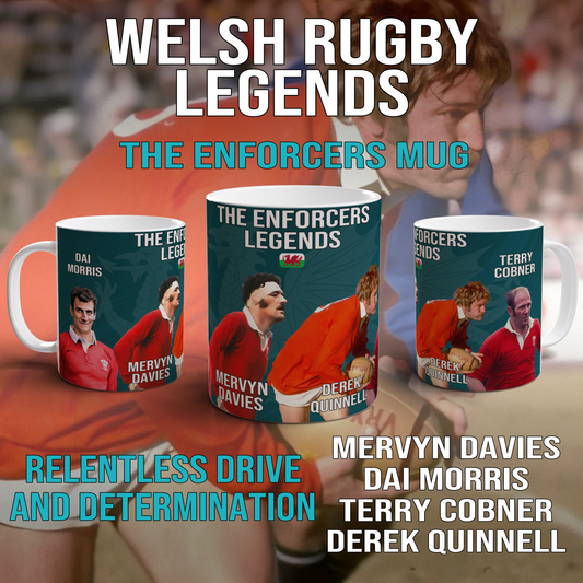 Welsh Rugby Union Heroes Mug Wales Supporter Gift Ceramic Tea Coffee
