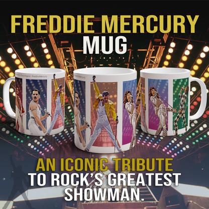 Freddie Mercury Mug Queen Coffee Mug Music Fan Gift Ceramic Mug 11oz