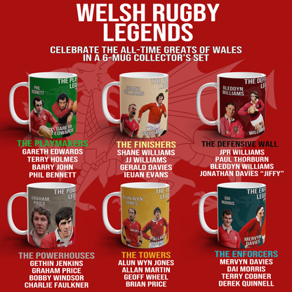 Welsh Rugby Union Heroes Mug Wales Supporter Gift Ceramic Tea Coffee