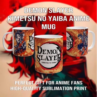 Demon Slayer Mug – Kimetsu no Yaiba Anime Gift for Fans | Otaku Present UK