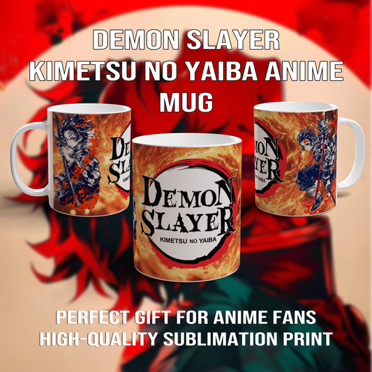 Demon Slayer Mug – Kimetsu no Yaiba Anime Gift for Fans | Otaku Present UK
