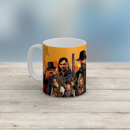 Red Dead Redemption 2 Gaming Mug Cowboy Western Gamer Gift Ceramic Mug UK