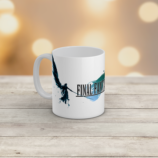Final Fantasy VII Mug Gaming Coffee Mug RPG Gift for Video Game Fans