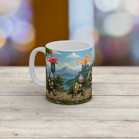 Pixel RPG Gamer Mug Retro Fantasy Gaming Coffee Mug Funny RPG Player Gift