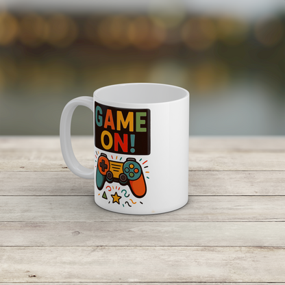 Game On Mug Gamer Coffee Mug Gaming Gift for Video Game Lovers & Gamers
