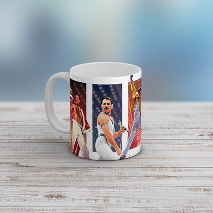 Freddie Mercury Mug Queen Coffee Mug Music Fan Gift Ceramic Mug 11oz