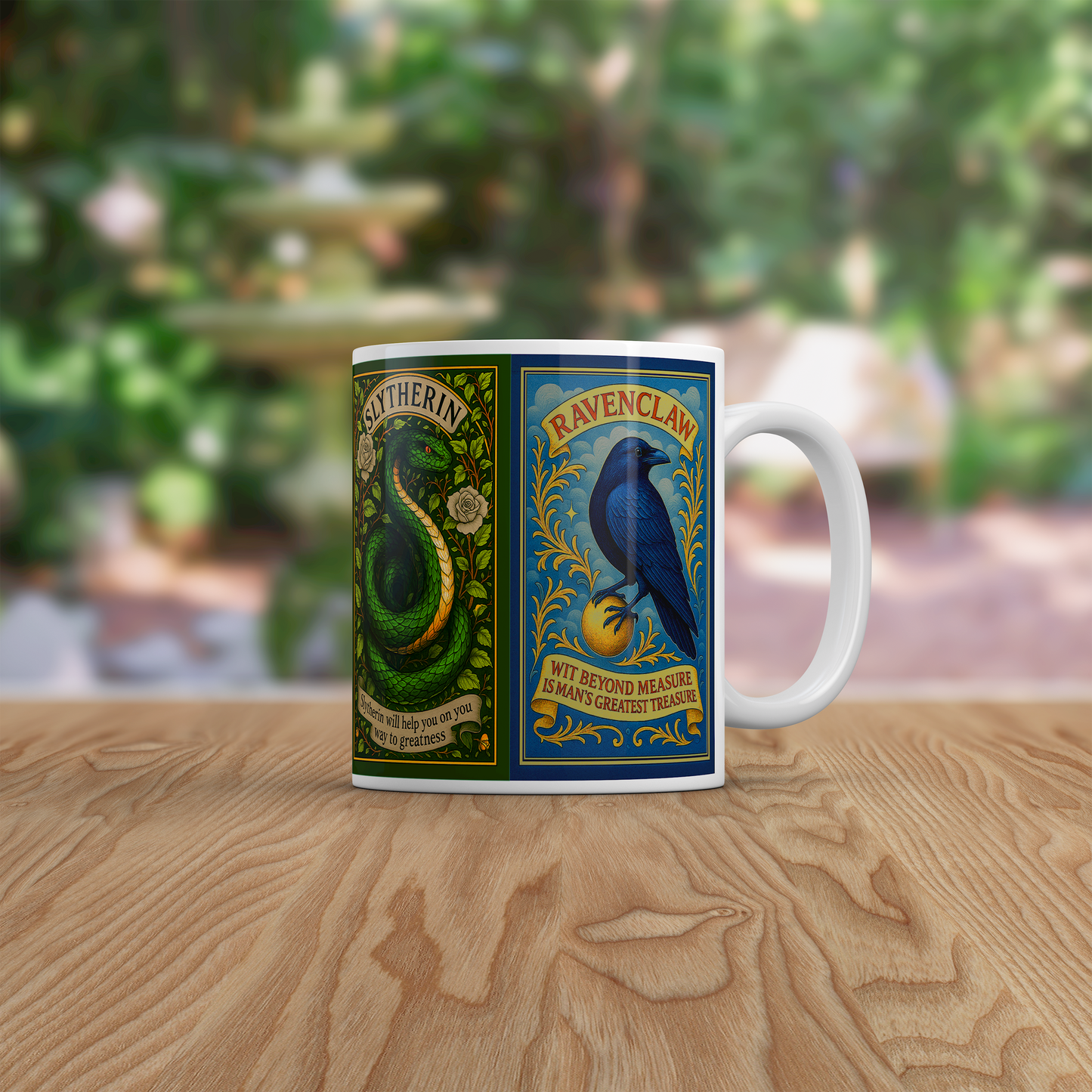 Wizard School Houses Mug Magical Fantasy House Crest Ceramic Coffee Mug 11oz