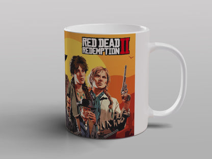 Red Dead Redemption 2 Gaming Mug Cowboy Western Gamer Gift Ceramic Mug UK