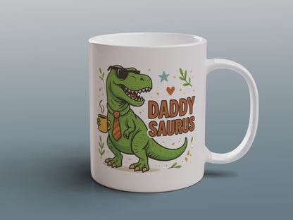 Daddysaurus Mug Dinosaur Dad Coffee Mug Father's Day Gift for Dad