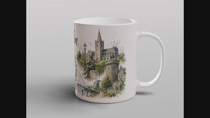 Dublin Ireland Mug | Dublin City Landmarks & Irish Gift