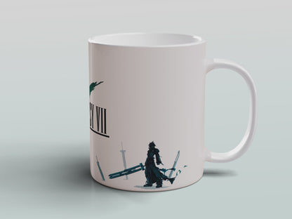Final Fantasy VII Mug Gaming Coffee Mug RPG Gift for Video Game Fans