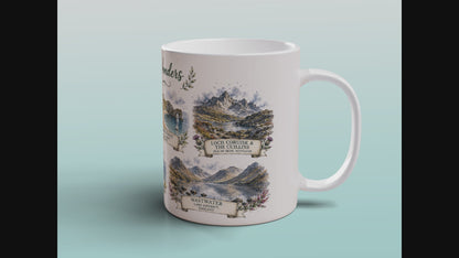 7 Natural Wonders of the UK Mug Scenic Landscape Souvenir Gift
