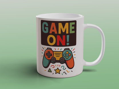 Game On Mug Gamer Coffee Mug Gaming Gift for Video Game Lovers & Gamers