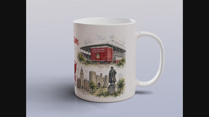 Wales Mug Welsh Dragon Cymru Gift Welsh Souvenir Red Dragon Mug
