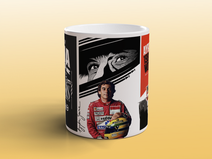 Ayrton Senna Formula 1 Racing Mug – Legendary F1 Tribute Design